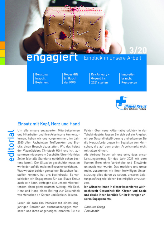 Cover engagiert-Magazin 3/20