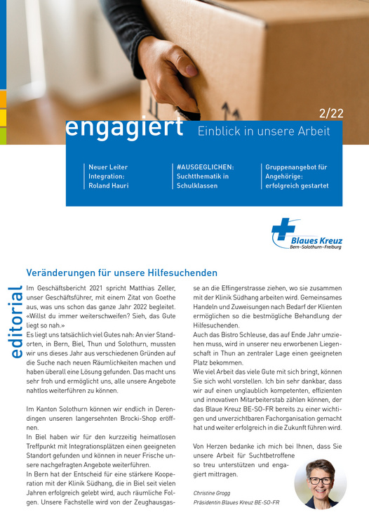 Cover engagiert-Magazin 2/22