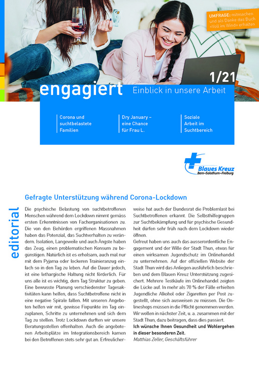 Cover engagiert-Magazin 1/21
